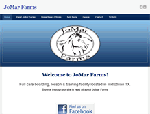 Tablet Screenshot of jomarfarms.com